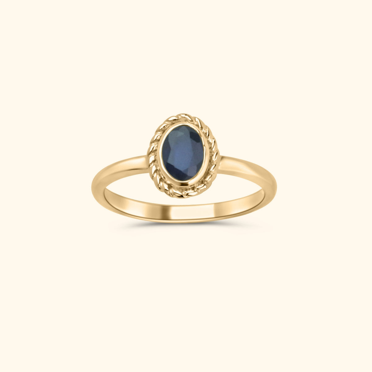 September sapphire - Birthstone ring